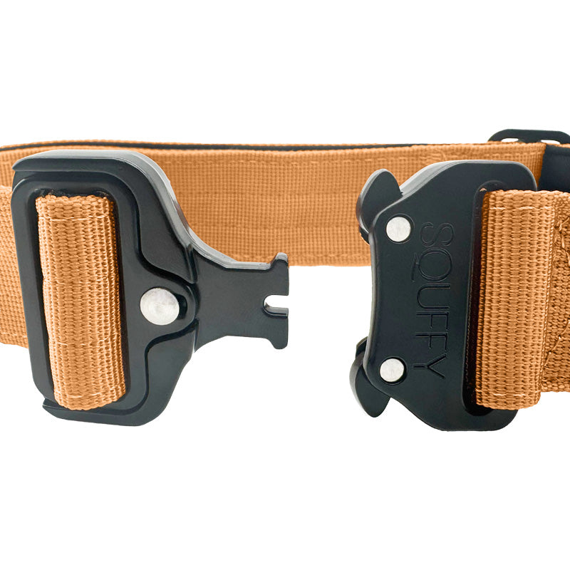 Collier Chien Tactique Honey Maze Cognac