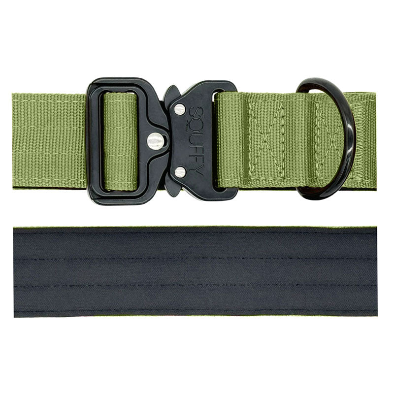 Collier Chien Tactique Moss Forge Vert Olive
