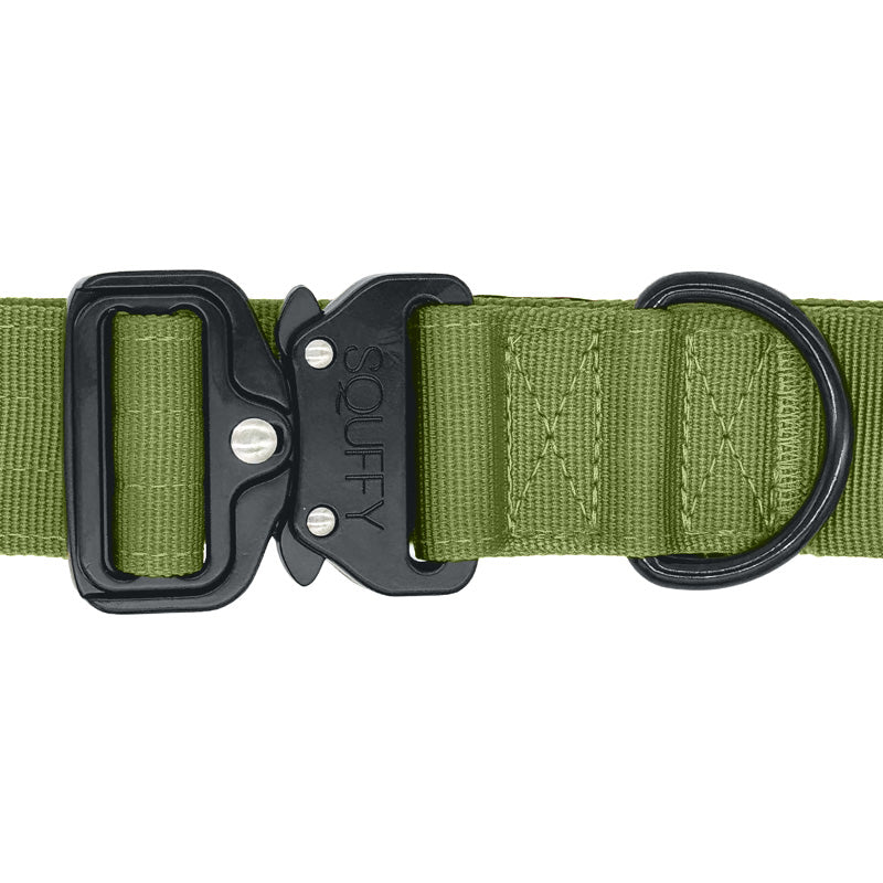 Collier Chien Tactique Moss Forge Vert Olive