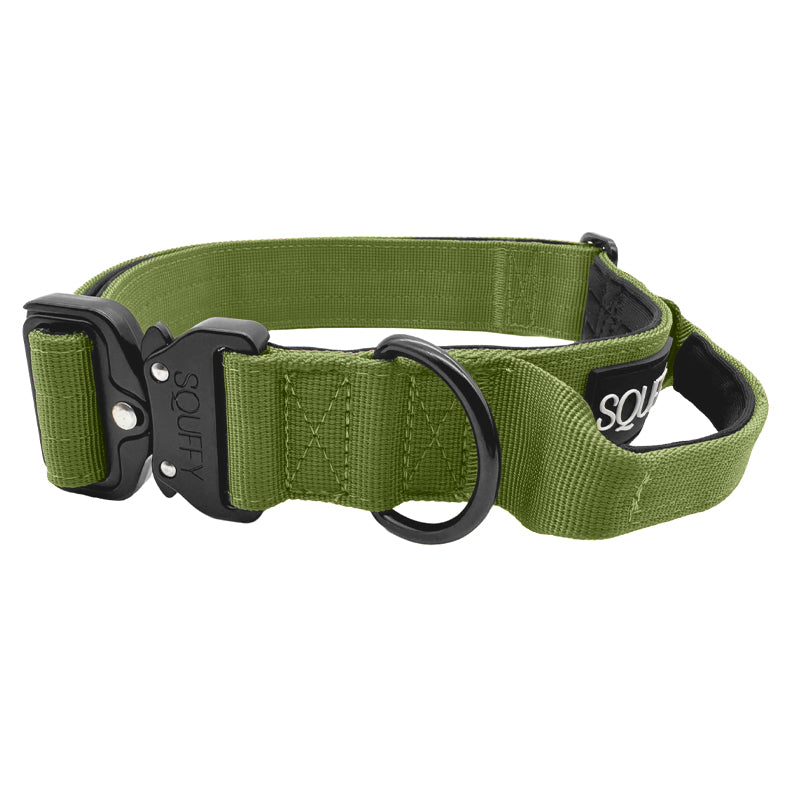 Collier Chien Tactique Moss Forge Vert Olive