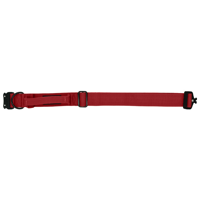 Collier Tactique Chien Ruby Vandal Rouge Rubis
