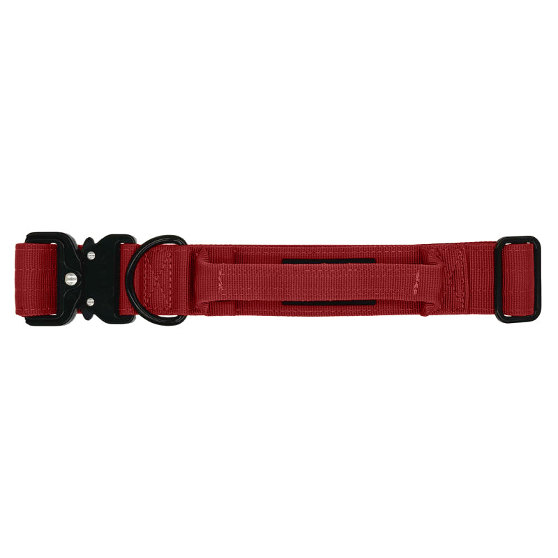 Collier Tactique Chien Ruby Vandal Rouge Rubis