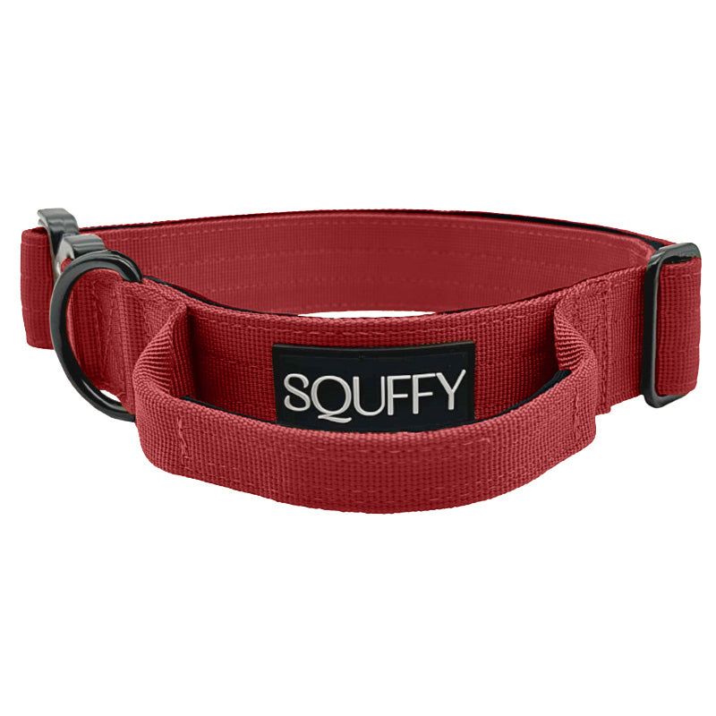 Collier Tactique Chien Ruby Vandal Rouge Rubis