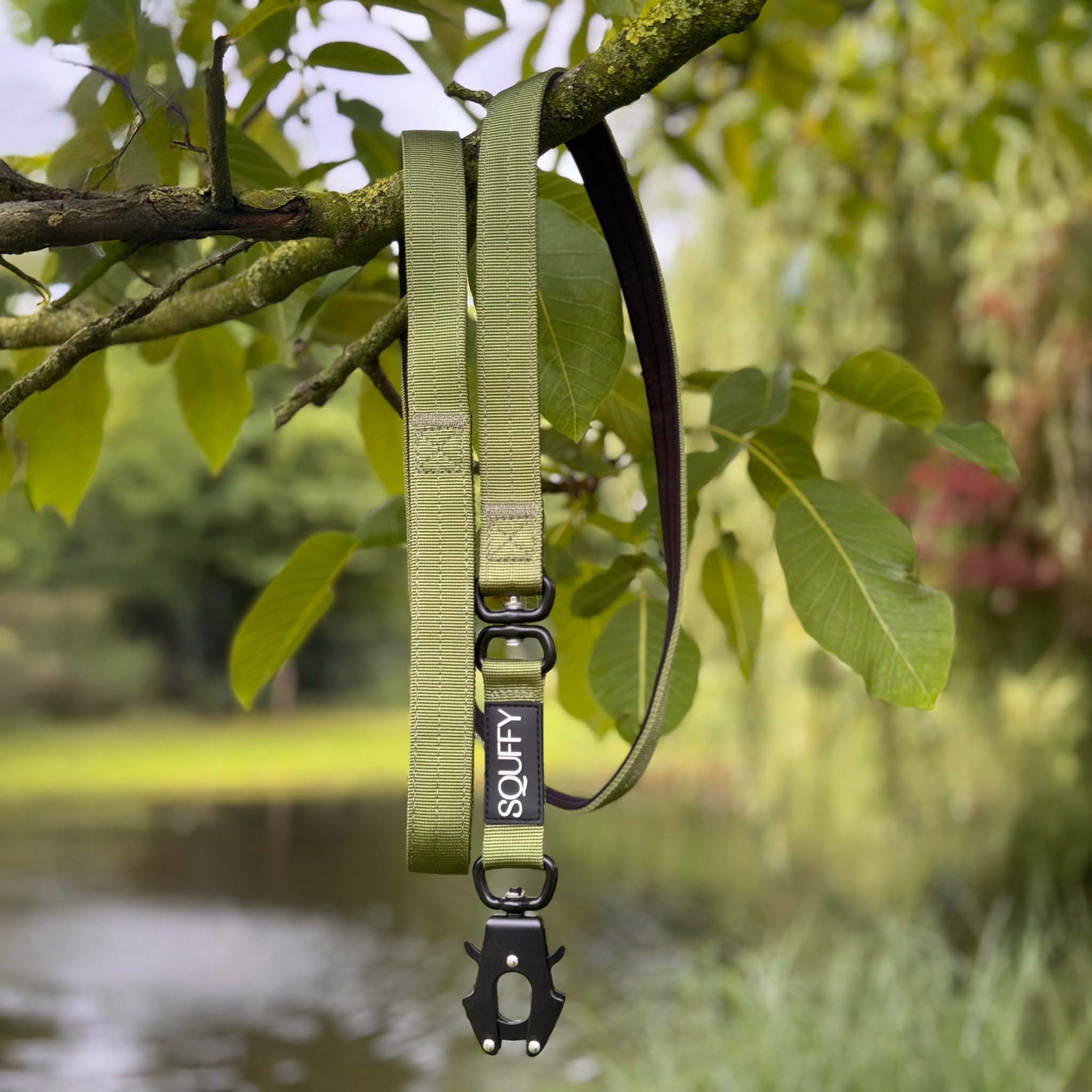Laisse Tactique Chien Moss Forge Vert Olive