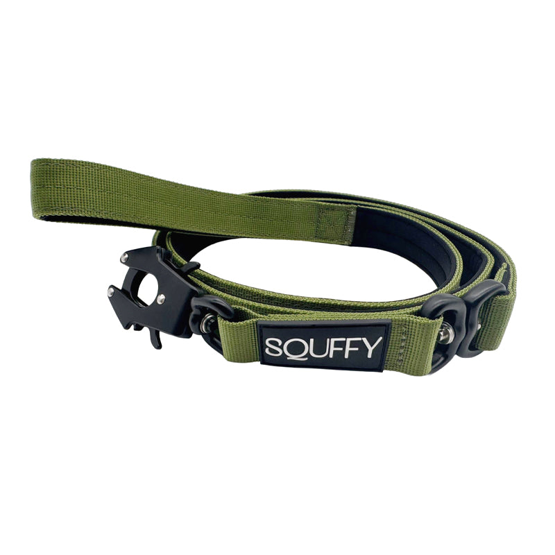 Laisse Tactique Chien Moss Forge Vert Olive