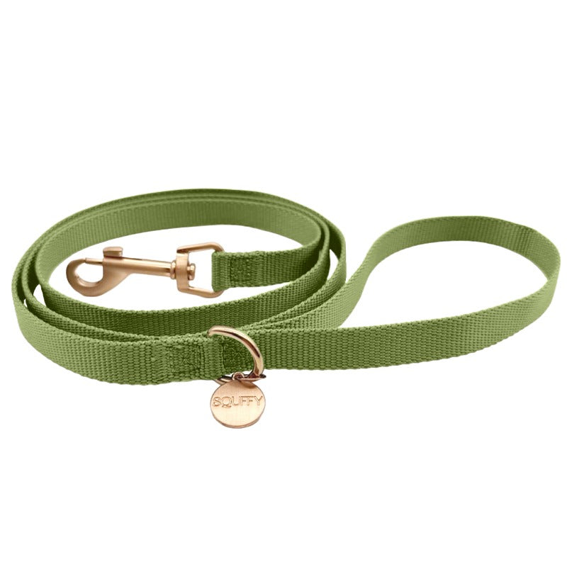 Laisse Classique Chien Moss Breeze Vert Olive