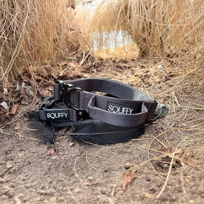 Collier Tactique Chien Raven Vex Noir
