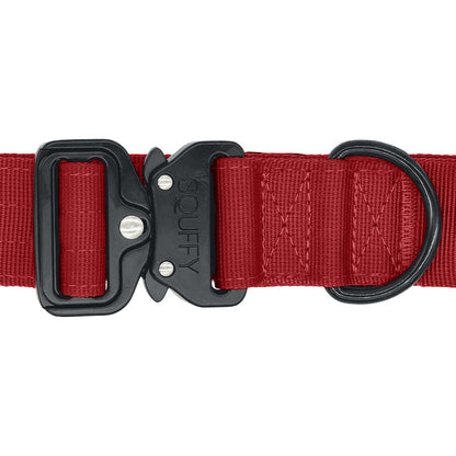 Collier Tactique Chien Ruby Vandal Rouge Rubis