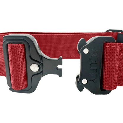 Collier Tactique Chien Ruby Vandal Rouge Rubis