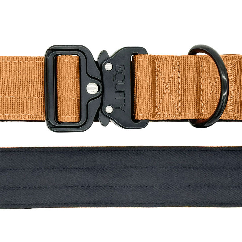 Collier Chien Tactique Honey Maze Cognac
