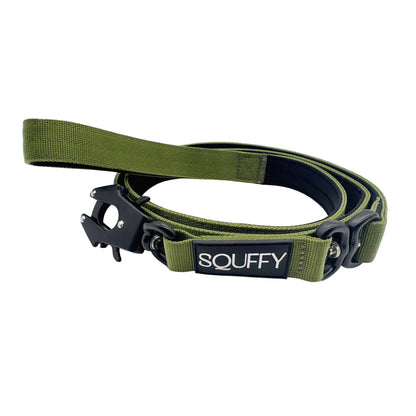 Laisse Tactique Chien Moss Forge Vert Olive